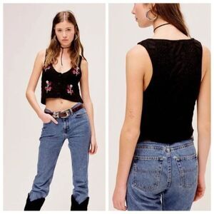 NWT For Love and Lemons Amaryllis Sweater Vest S